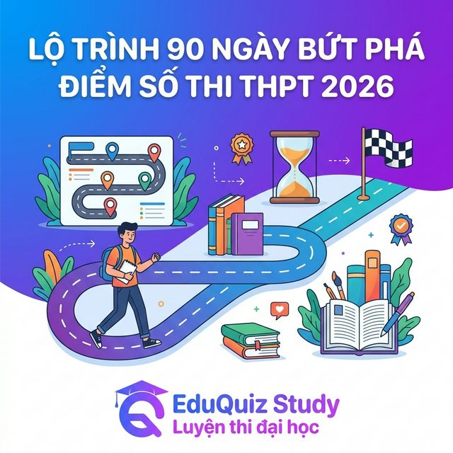 Cách ôn thi THPT trong 90 ngày — Lộ trình chi tiết từng tháng