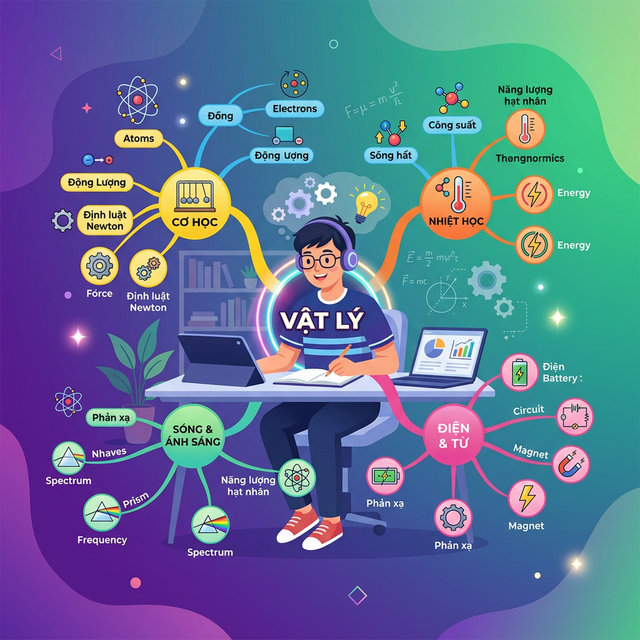 Ôn Lý hiệu quả với Mind Map — Phương pháp đã được chứng minh